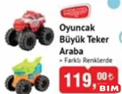 MOLMO OYUNCAK BÜYÜK TEKER ARABA